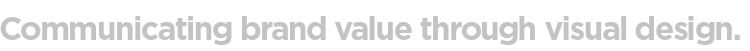 Communicating brand value through visual design