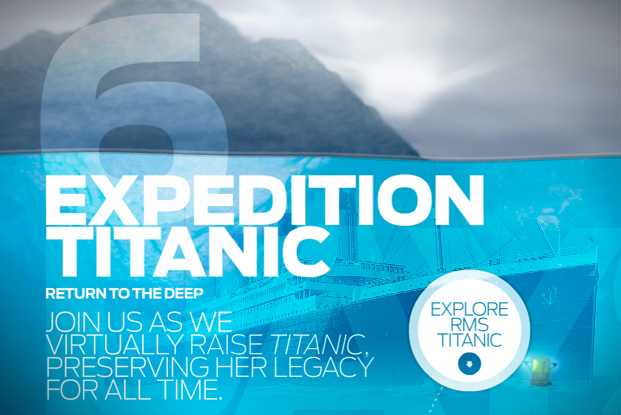 explore titanic wrekage website